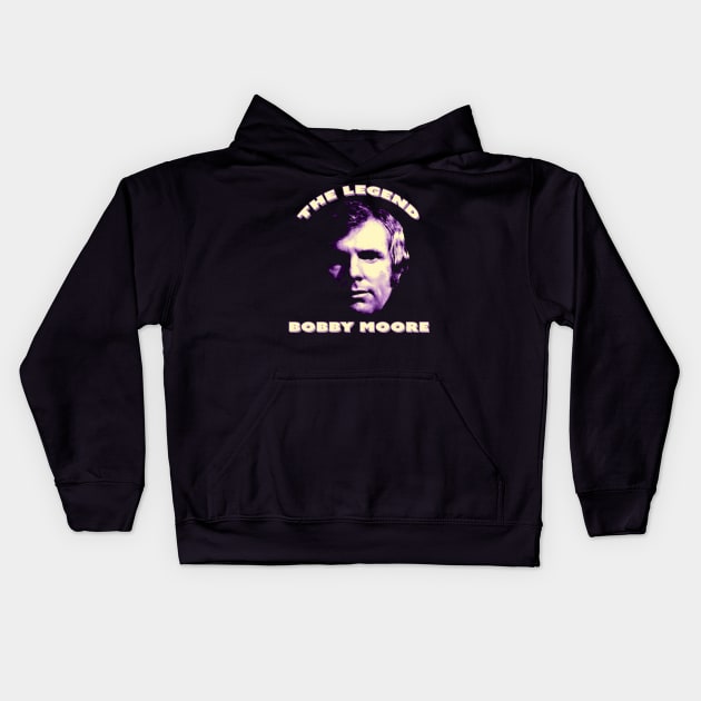 Bobby Moore Kids Hoodie by MichaelaGrove